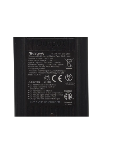 Vacuum cleaner battery P11 PROSCENIC 28,8V 2500mAh