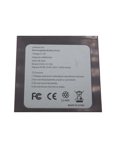 Regeneracja baterii do odkurzacza Dyson D63 V6 21,6V