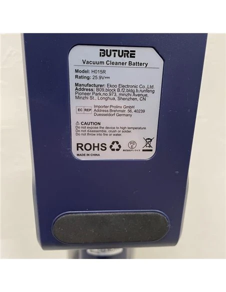 Battery regeneration for Buture VC40 vacuum cleaner 25.9V