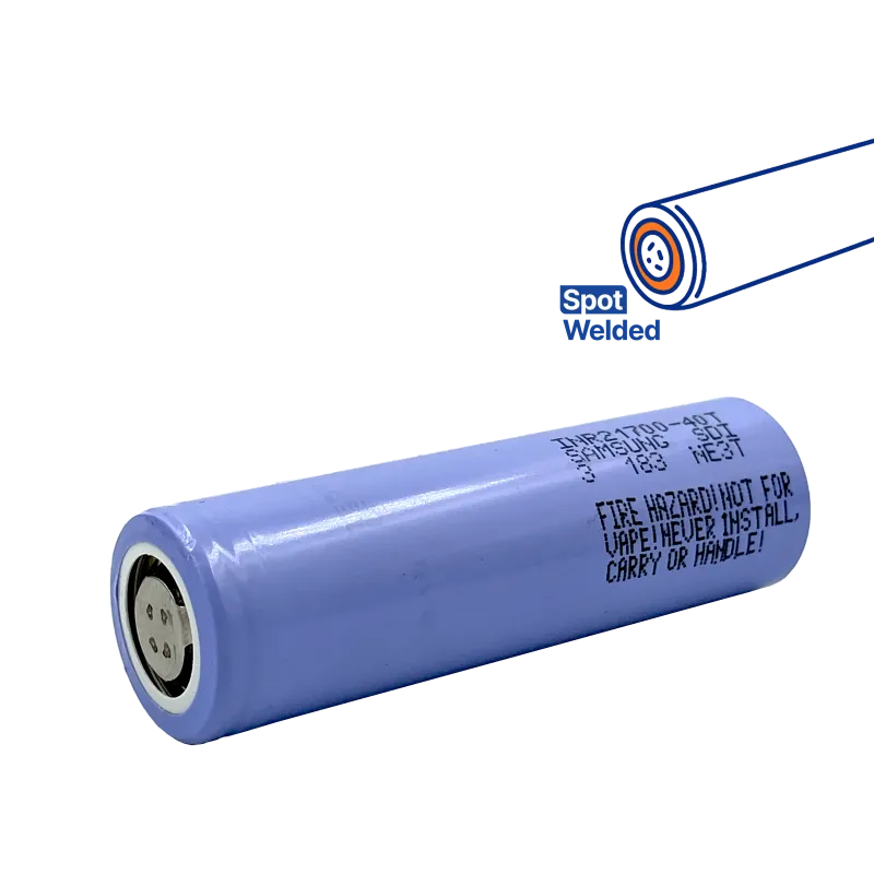 Samsung cellen INR21700-40T 3,7V 4000 mAh Spot welded