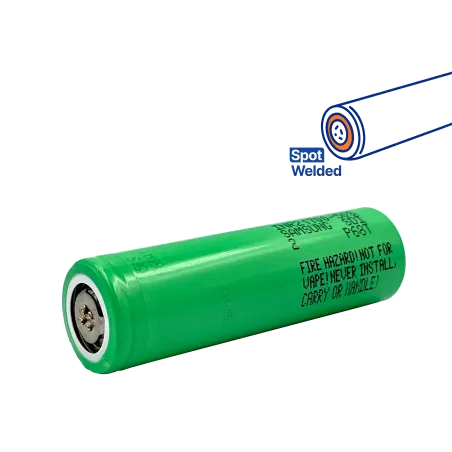 Samsung cell INR21700-50S 3,7V 5000 mAh Spot welded