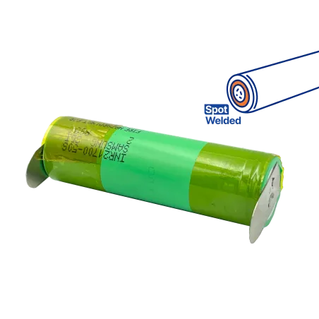 Samsung zellen INR21700-50S 3,7V 5000 mAh Spot welded