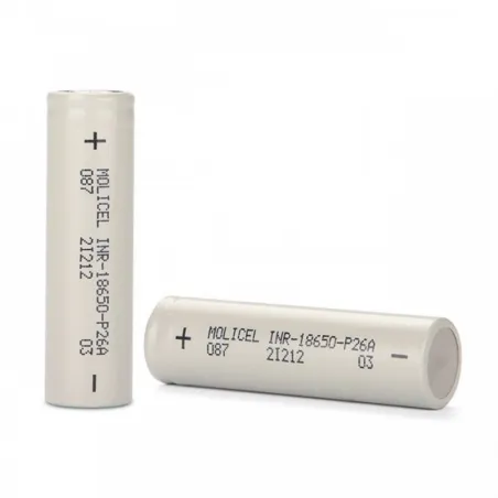 Cell Molicel INR18650-P26A 3,6V 2600 mAh Spot welded