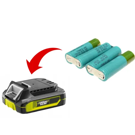 Cell pack for Ryobi RB14L25 14,4V 2000 mAh Samsung 20R