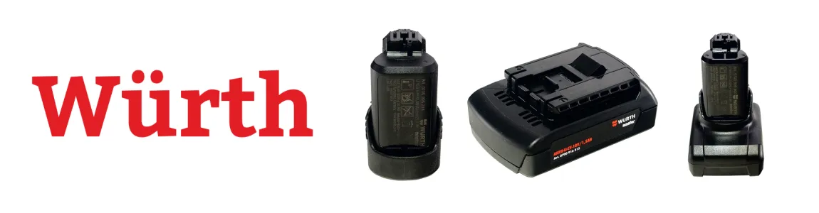 Würth Battery – Li-Ion & NiMH Power for Professional Tools