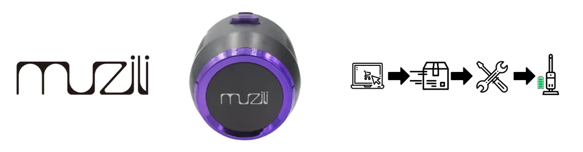 Muzili Battery Regeneration – restore vacuum cleaner packs