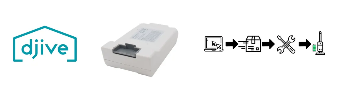 Regeneración Djive – Baterías de aspiradoras | Servicio profesional