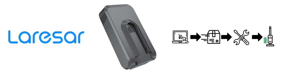 Regeneration Laresar – vacuum battery service, premium cells, warranty