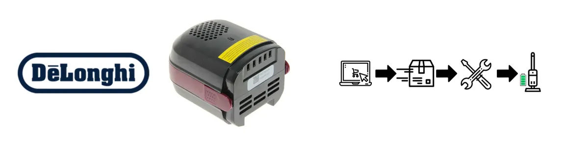 De’Longhi Battery Refurbishment – Vacuum Cleaner Batteries | Professional Service