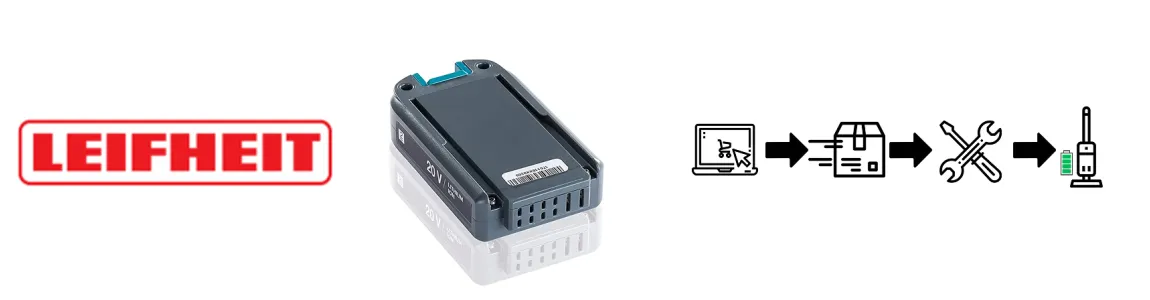 Leifheit Battery Regeneration – vacuum cleaner packs with warranty