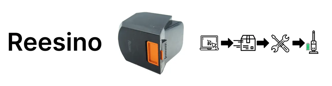 Regeneración de baterías Reesino para aspiradoras - Solución profesional