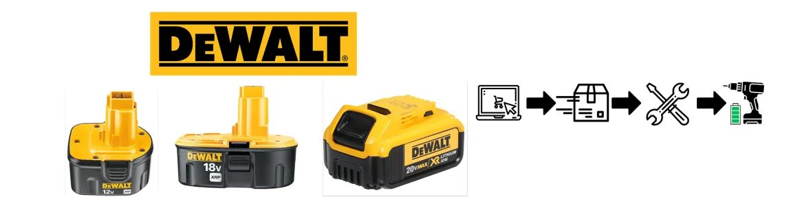 DeWalt battery regeneration – professional service and repair
